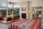 A view of the luxury master suite